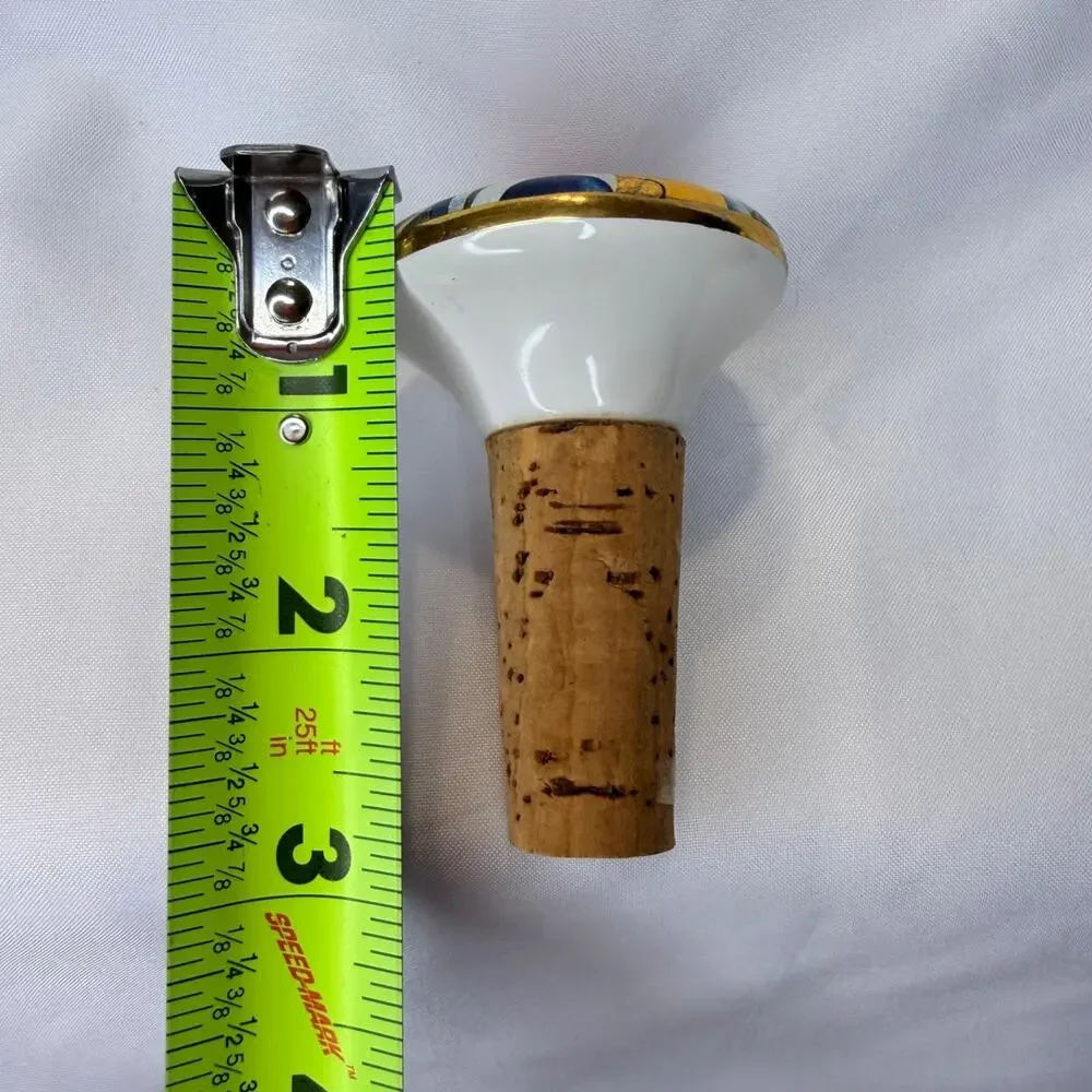 VTG 2003 Paul Brent Lobster Porcelain Wine Bottle Stopper Nautical Cork Maine